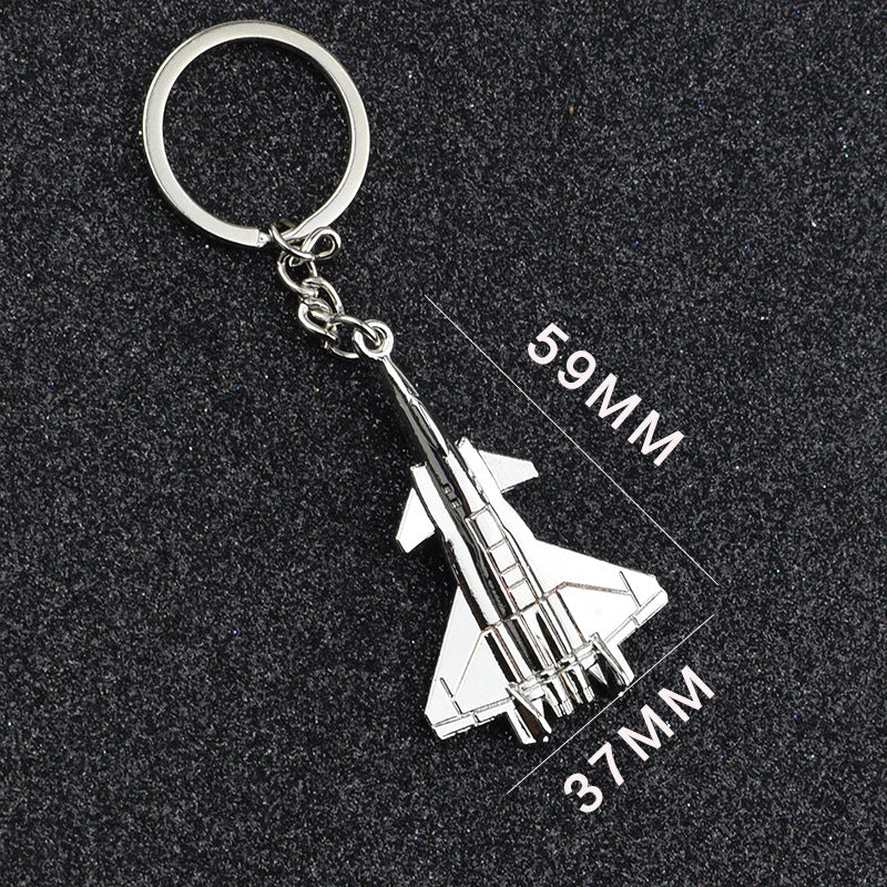 Wholesale Metal Airplane Fighter Pendant Keychains